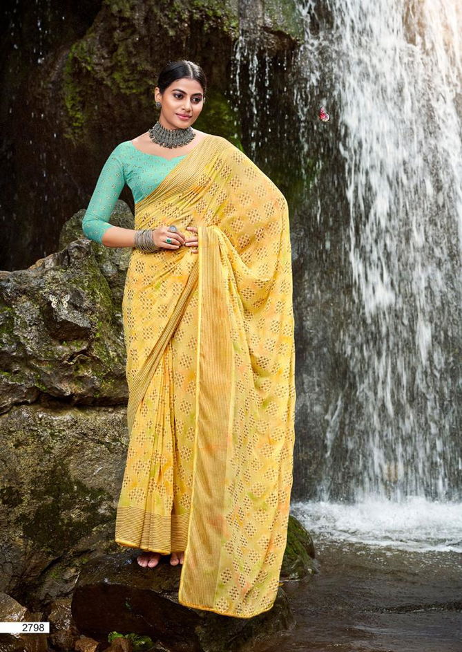 Kashvi Avni New Fancy Casual Wear Georgette Designer Saree Collection